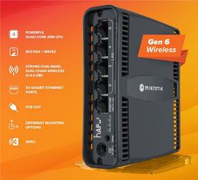 MikroTik RouterBOARD C52iG 5HaxD2HaxD TC hAP ax2